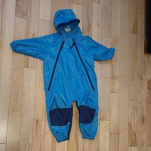 Tuffo 2T Kids' Blue Rainsuit